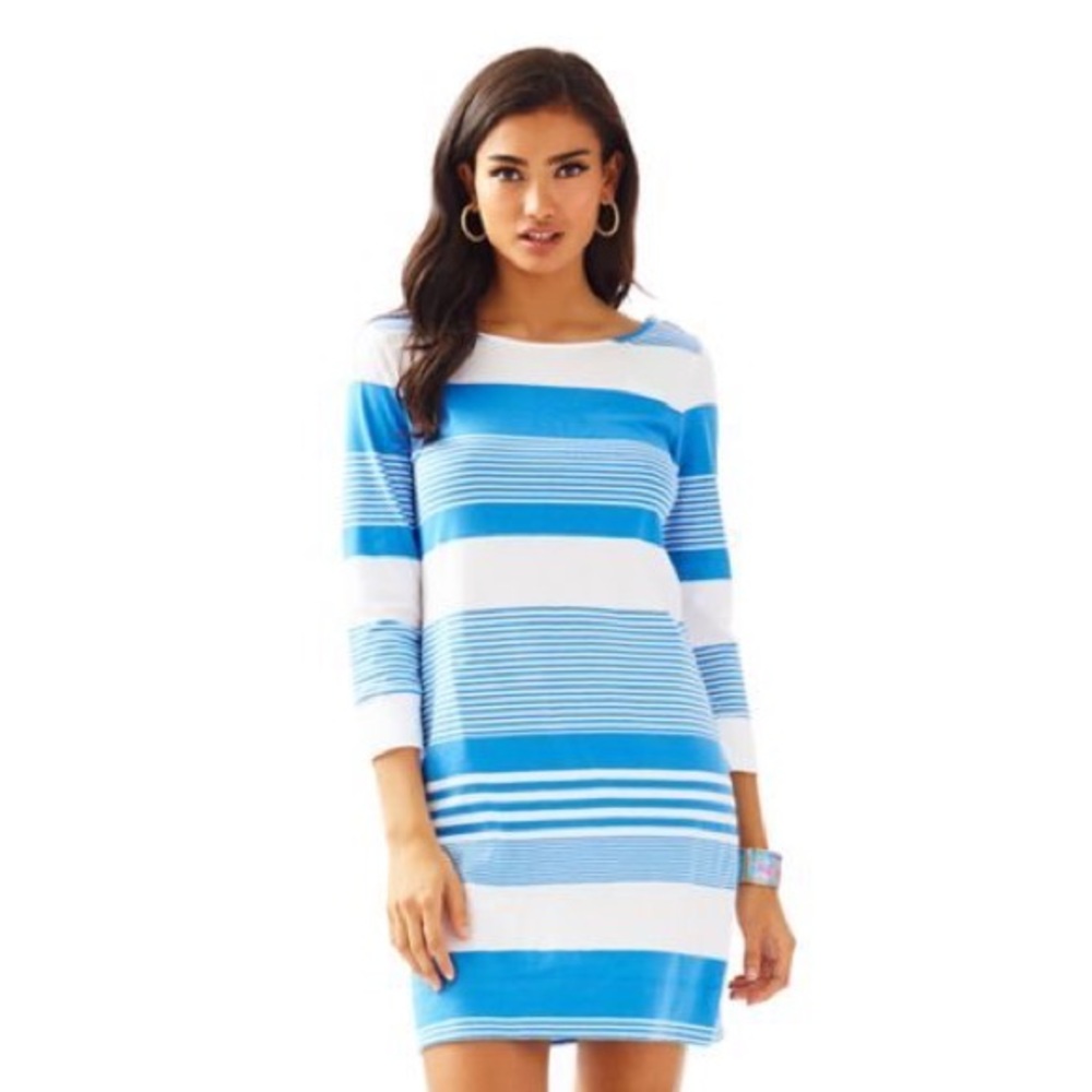 Lilly Pulitzer striped long sleeve t-shirt dress